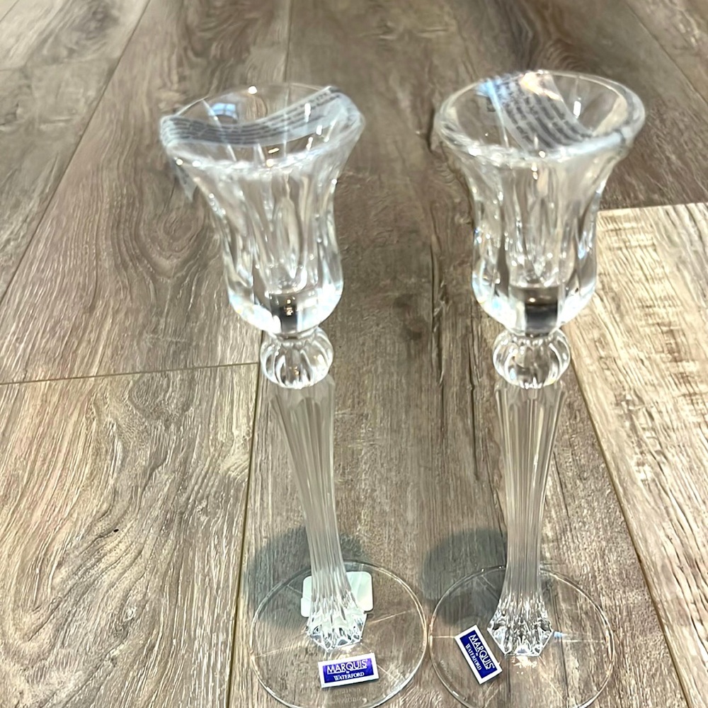Waterford candlesticks